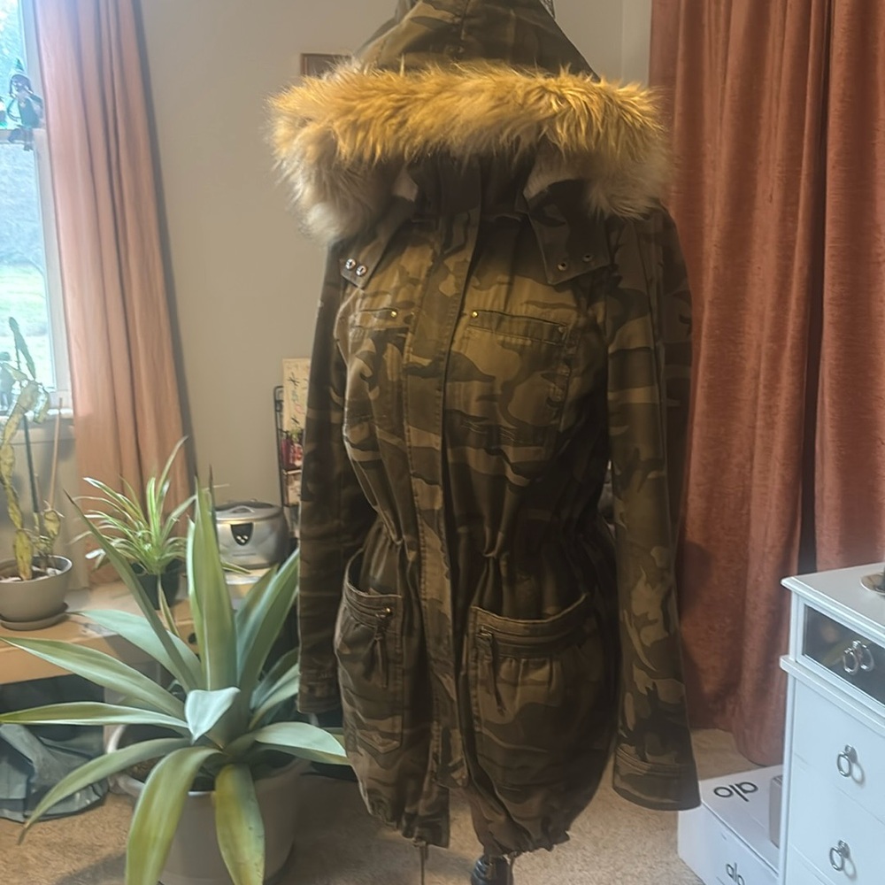 Express Camo Jacket Sz XS